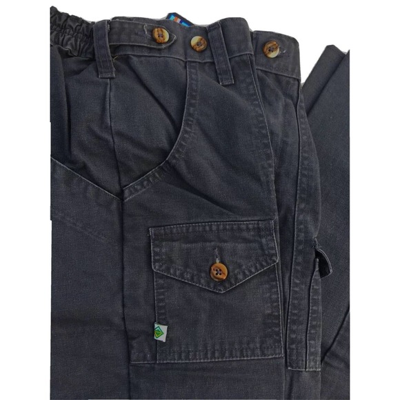 BSA Uniform Pants 24x34 Youth Tall Slim Scout Action Fit Cargo 34”inseam raw hem - Picture 3 of 5